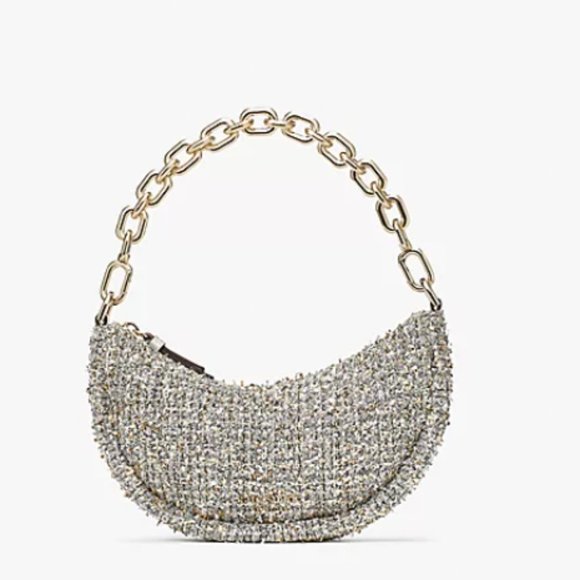 kate spade Smile Tweed Small Crossbody purse bag like new - Picture 5 of 16